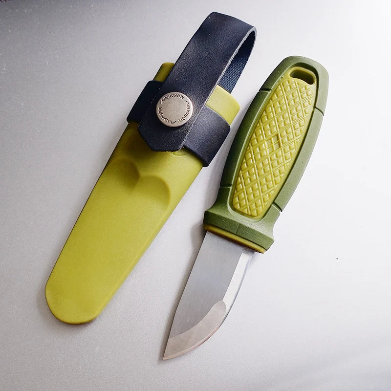 Kitchen tools, fruit peeling knife, stainless steel blade, plastic handle, outdoor camping climbing EDC tool ﻿