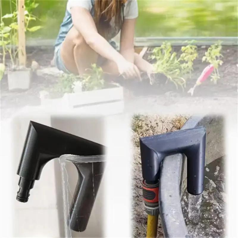 black printed pla garden hose clip with curved angular design made from polylactic acid material for securely attaching hoses to surfaces