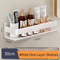 Bathroom Shelf Without Drilling Makeup Organizer Shampoo Storage Shelf Storage Rack For Kitchen Bathroom Organizer Accessorie
