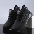 Men's Casual Sneakers with Breathable Mesh Slip-On Design - Durable Soles, Mid-Top Design Suitable for Hiking, Outdoor Activities, and Everyday Wear. Comfortable Shoes for Spring, Summer, and Autumn. Casual Sneakers for Home
