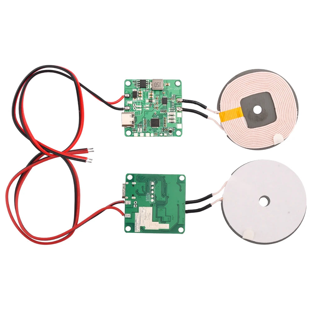 For 0-10MM 20W 5V 9V 12V Fast Charging Wireless Charger Transmitter Module TYPE-C + Coil Universal FOR CAR PHONE Battery