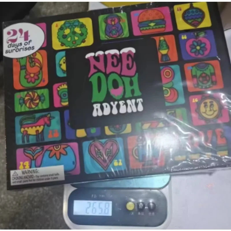 Christmas countdown calendar: 24-day surprise series, small tactile gift boxes suitable for children and adults,