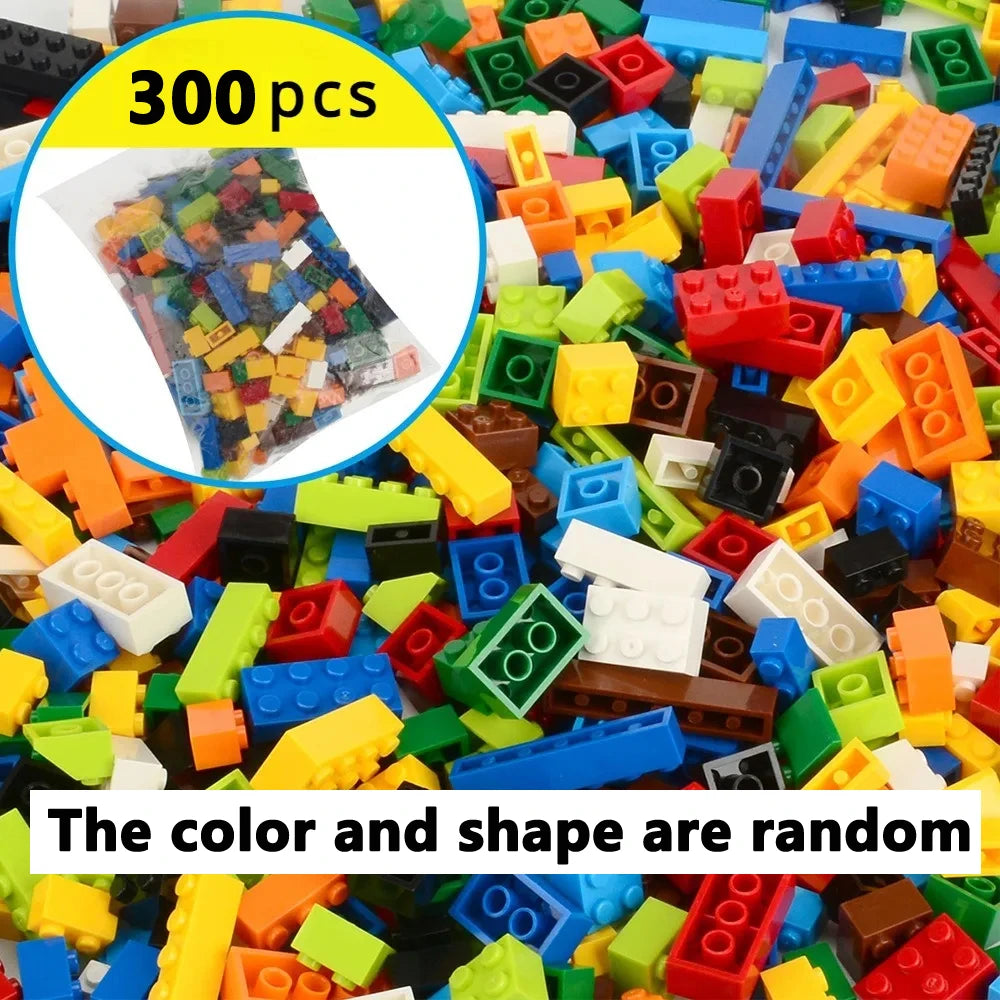 Random DIY Creative Building Blocks Bulk Set Urban Classic Building Blocks Assembled Birthday Gift Children's Educational Toys