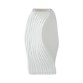 Twisted Design Flower Vase Home Decor Nordic Style Irregular Vases Pots Wave Pattern Plastic Aesthetic Vase Living Room Décor