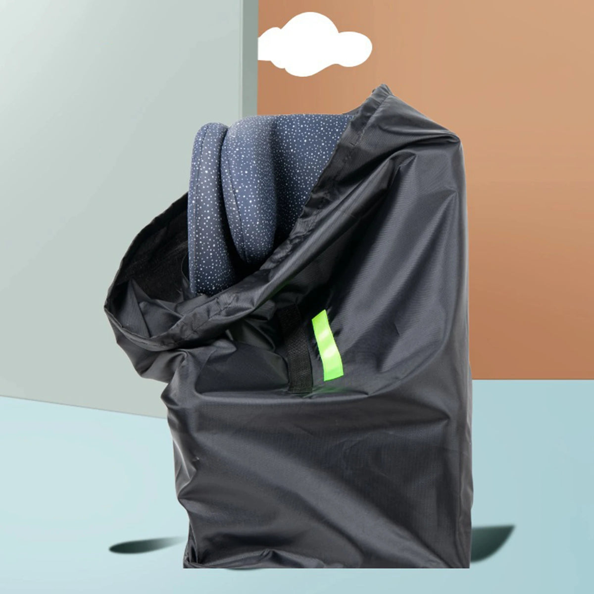 Car Seat Airplane Travel Bag Heavy Duty Carseat Cover Storage Bag Waterproof Spacious Baby Carrier Accessories