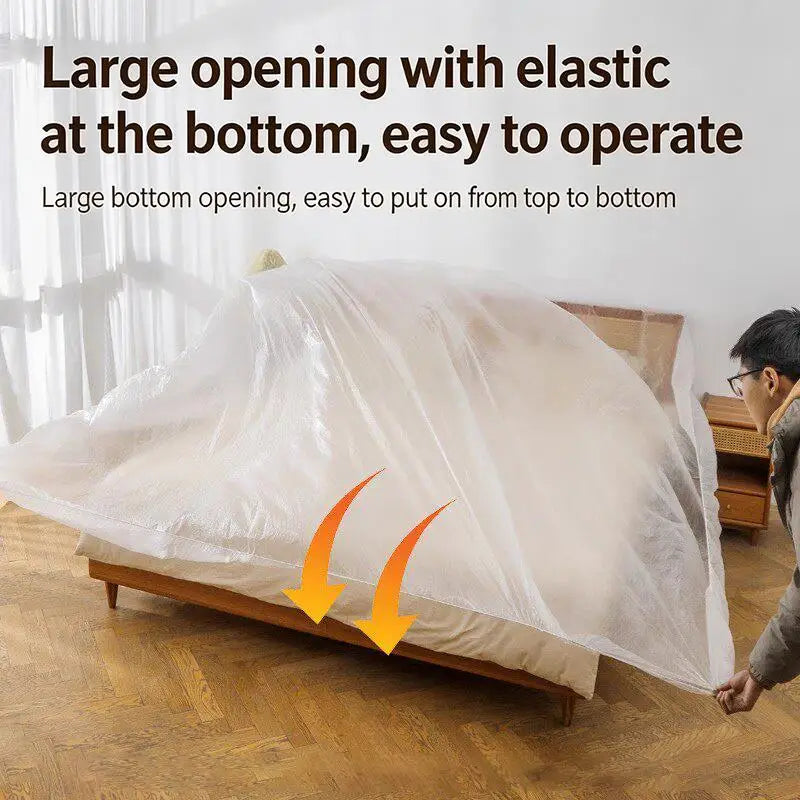 Waterproof Bed Cover Disposable Transparent Mattress Protector  Anti Leak Furniture Sheet for Home Hygiene