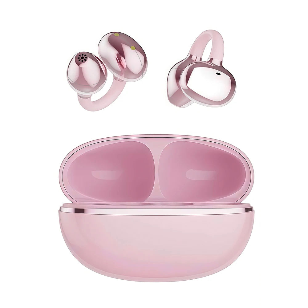 Original Ear-Clip Surround Bluetooth Headphones Bone Conduction Earphone Wireless Earbuds Stereo Bass Sports Headset with Mic