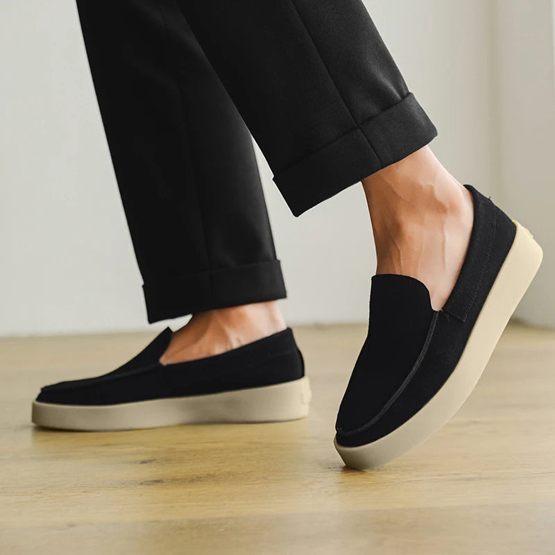Fashion Men Casual Shoes Lightweight Man Loafers Comfortable Non-slip Walking Sneakers Breathable Flats Driving Shoes Lazy Shoes