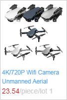 Black and white high quality remote control helicopter toy quadcopter drone with 4k and 720p wifi camera package includes unmarked aerial model.