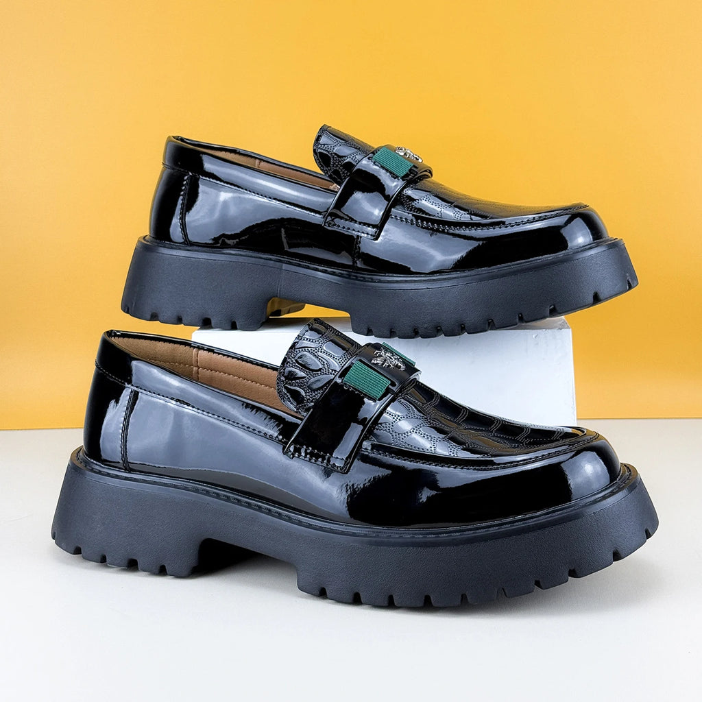 Men Shoes Leather Luxury Leather Shoes Man Loafers Comfort Fashio Business Office Formal Dress Shoes for Men