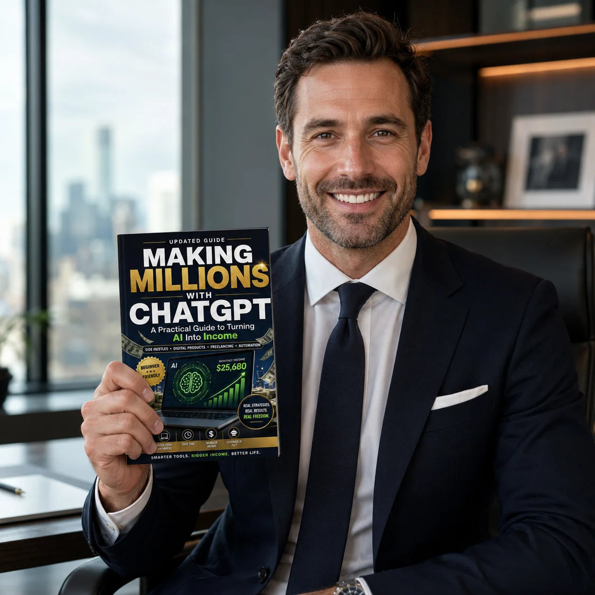 ChatGPT Income Guide Book, Learn How to Monetize AI Tools, Work From Home, Increase Passive Income With Step-by-Step Methods