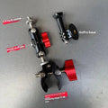 1 Set Photography Accessories Camera Metal Super Clamp With Double Ball Head Magic Arm For  Monitor Light Mic Phone Mount