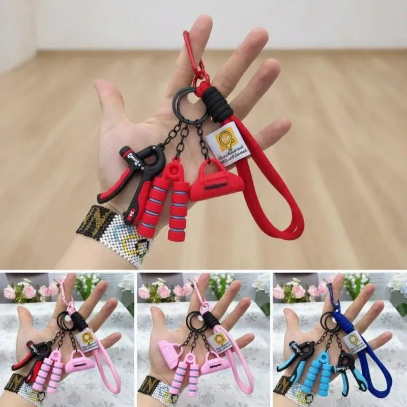 Personalized Sports Series Keychain Durable Fitness Themed Pendant 1Pcs Multi-purpose Key Accessory for Daily Use Workout Travel