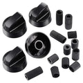 12 PCS Versatile Kitchen Appliance Control Knobs Set with Adapters for Stoves And Ovens - Easy Replacement Dial Controls