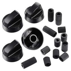12 PCS Versatile Kitchen Appliance Control Knobs Set with Adapters for Stoves And Ovens - Easy Replacement Dial Controls