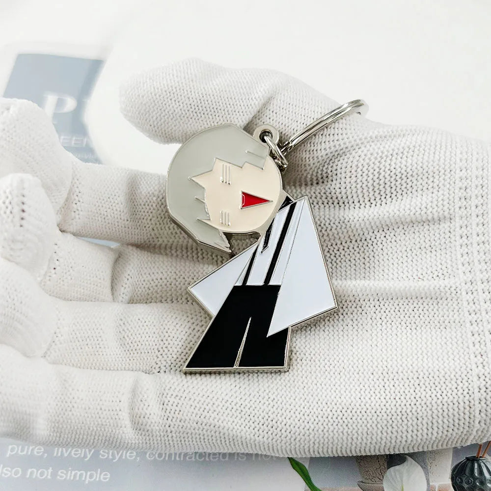 Hanging Without Chibi Nakajima Atsushi Keychain Cute Bungo Stray Dogs Peripheral Keyring Kawaii Pendant Gift