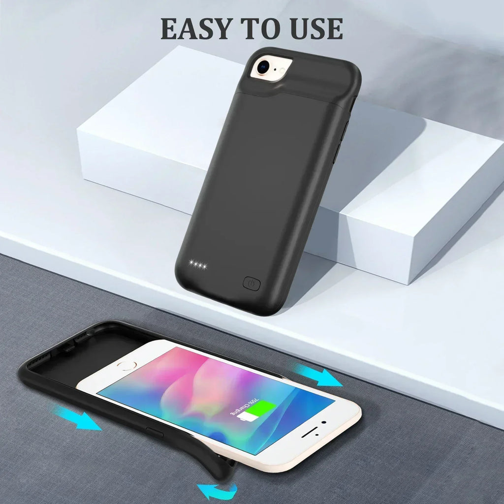 10000Mah Phone Cover 4.7 Inch For IPhone 6 6S 7 8 SE 2020 2022 2023 Battery Charger Case Power Bank For IPhone 6 Battery Cases