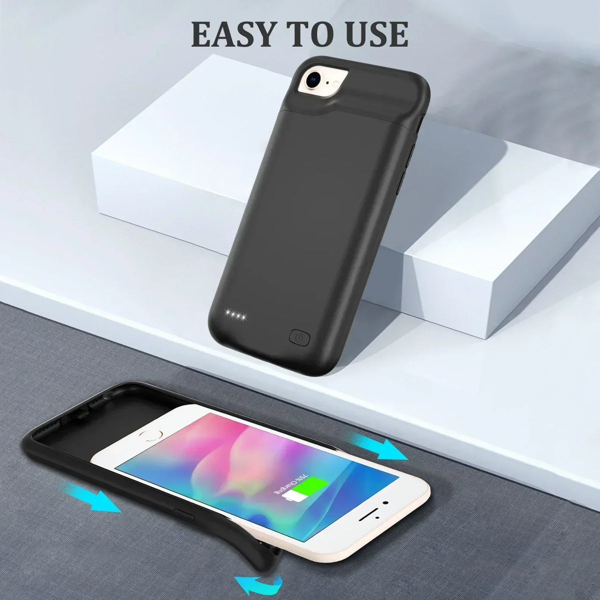 10000Mah Phone Cover 4.7 Inch For IPhone 6 6S 7 8 SE 2020 2022 2023 Battery Charger Case Power Bank For IPhone 6 Battery Cases