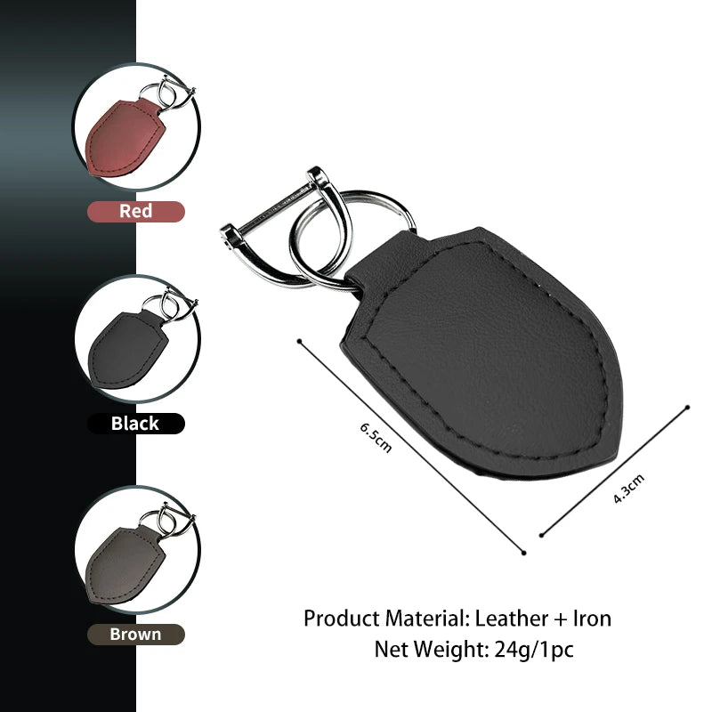 Car logo Shield-shaped Keychain Key Ring Key Organizer Clip Decoration Accessories Fashion Trend Elements
