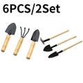 3PCS/Set Mini Gardening Shovel Household Portable Gardening Tool With Handles Shovel Rake Indoor Gardening Planting Flower Tools