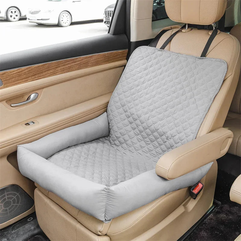 Dog Cat Pets Car Seat Cushion Outdoor Travel Hanging Bag Quilted Seat Pet Bed Car Nest Mat Comfortable Universal Car Accessories