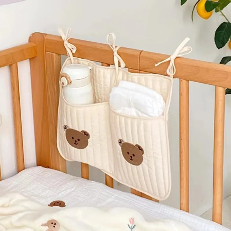 Baby products storage bag  Baby bed stroller hanging storage bag  Multi-functional portable hook-pattern storage bag