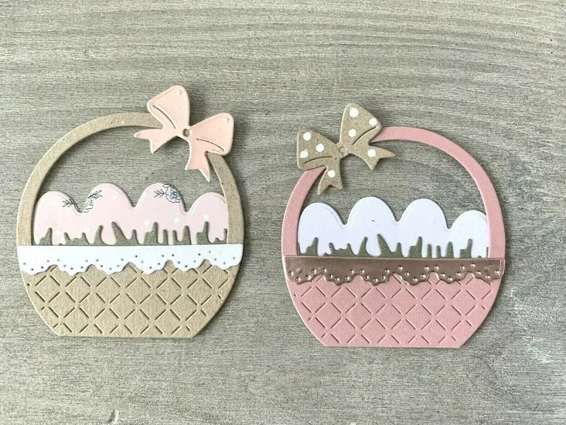 Easter Eggs Flower Basket metal Cutting Dies Stencils DIY Scrapbooking Paper/photo Cards Embossing Dies