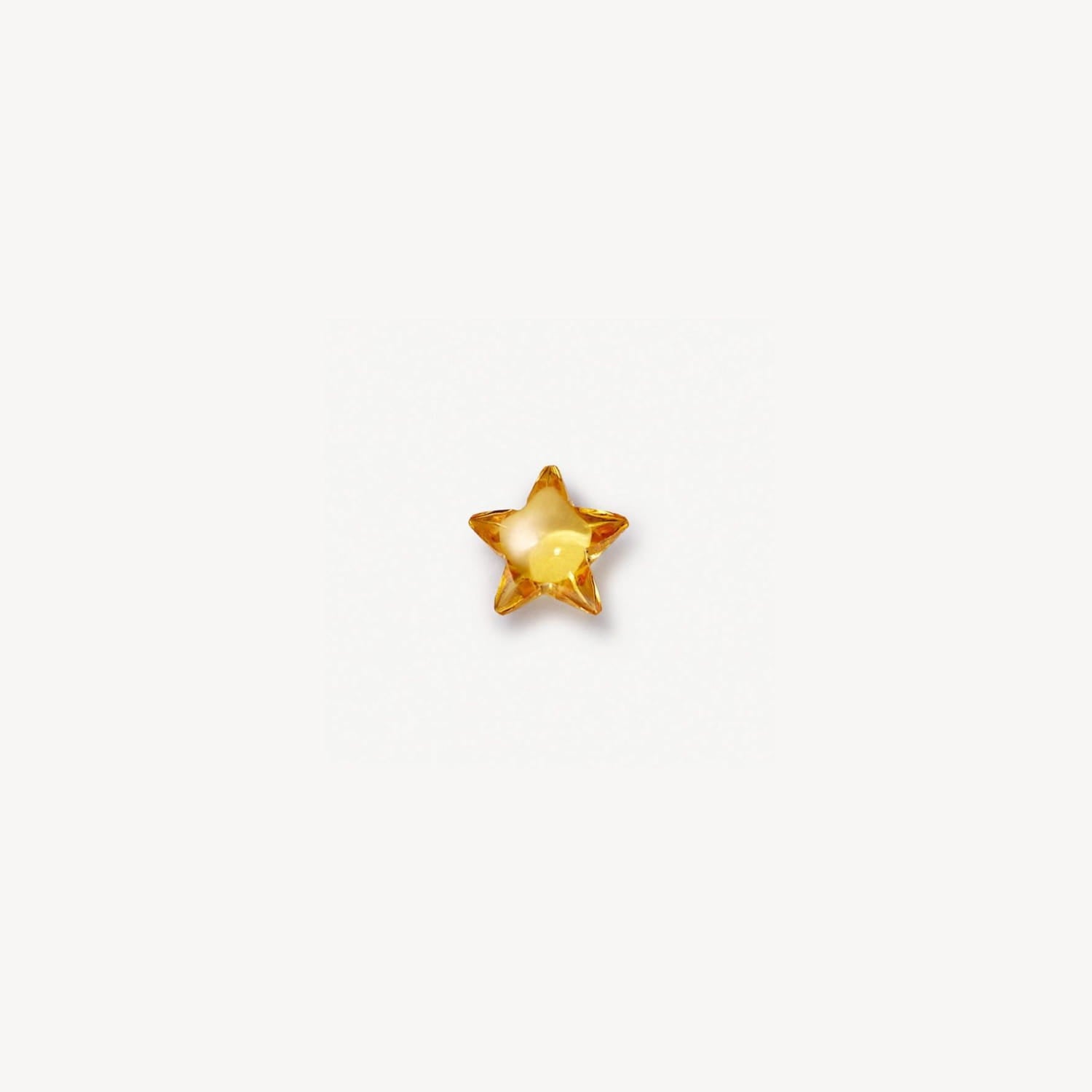 collier pendentif ouvert en forme d’étoile, couleur dorée, pour femmes et jeunes filles, style vestimentaire simple, avec un centre facetté ambré.