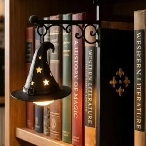 Ghost Bookshelf Lantern，Library Mini Bookshelf Lamp, Little Cute Lantern-Decorative Library Hanging Resin Lighting