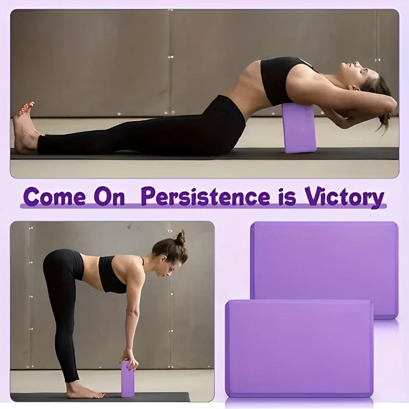 Gym Foam Dance Yoga Blocks Brick Pilates Training Exercise Fitness Bolster Pillow Cushion Stretching Body Shaping Building Cubes