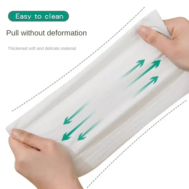 Kitchen Disposable Wipes Hanging Kitchen Wipes Reusable Non-woven Cleaning Cloth Household Dishcloths Paper Towels Cleaning Pads