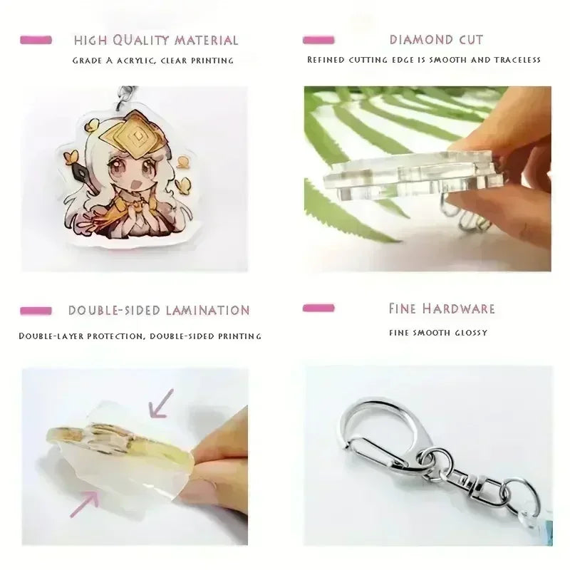 Popular Cartoon Anime Keychains for Accessories Jewelry Anne Boonchuy Marcy Wu Sprig Anne Frog Sasha Keyrings Fans Friends Gifts