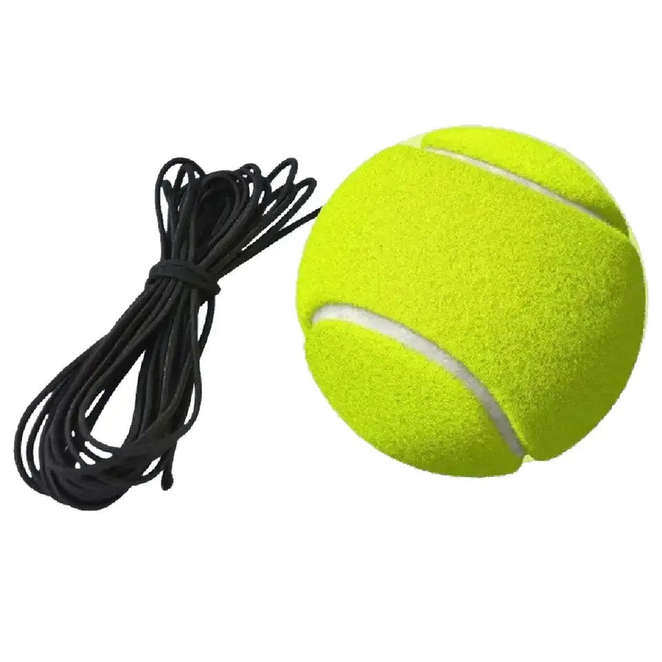 Indoor Outdoor Sports Self Training Tennis With Stable Base High Elastic Rebound Rope Durable Portable Tennis Practice Trainer