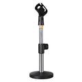 Portable Microphone Stand Professional Pedestal Feet Adjustable Desk Holder Bracket Speech Live Fixing Frame Mic Accessorise