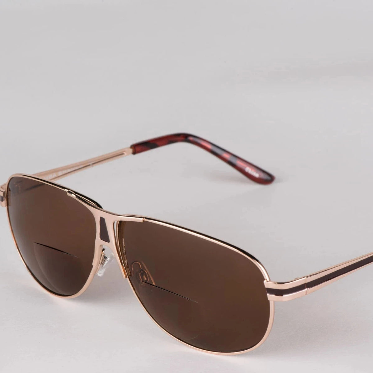 +1.0~+3.5 Sunglasses with Prescription Reading Glasses Double Lens Glasses Dual Function Glasses Metal Eyeglass Frame Sunglasses