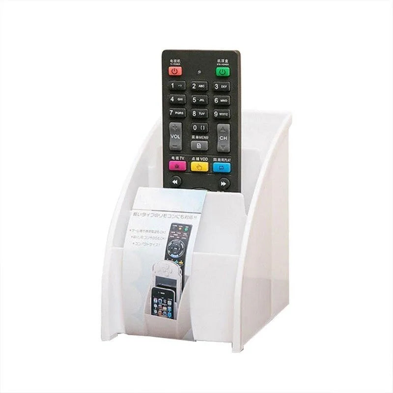 Remote Control Storage Holder Desktop Case Box Organiser Mobile Phone Stand Home Decor