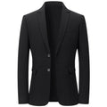 New Men's Business Suit Jacket High-end Solid Slim Easy Care Non-ironing Suit Coats Classic Single Breasted Casual Blazer Coats