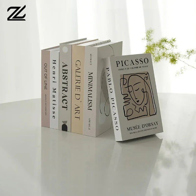 Open Luxury Fake Book Decor Fashion Paris Coffee Table Decor Books Interior Home Decor Coffee Table Bedroom Decorations