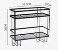 Wall Mounted Shelf for Bathroom No Drill over Toilet Storage Rack Aluminum Shower Organizer Bath Accessories Holder
