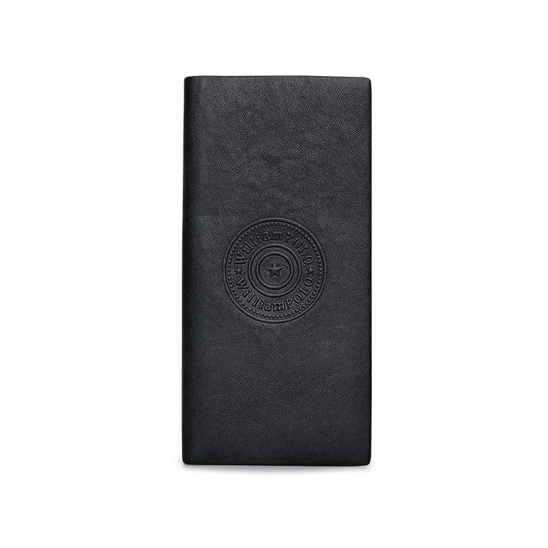 Men’s Leather Clutch Wallet Fashionable Personalized Multi Card Holder Multifunctional Handbag Zipper Purse
