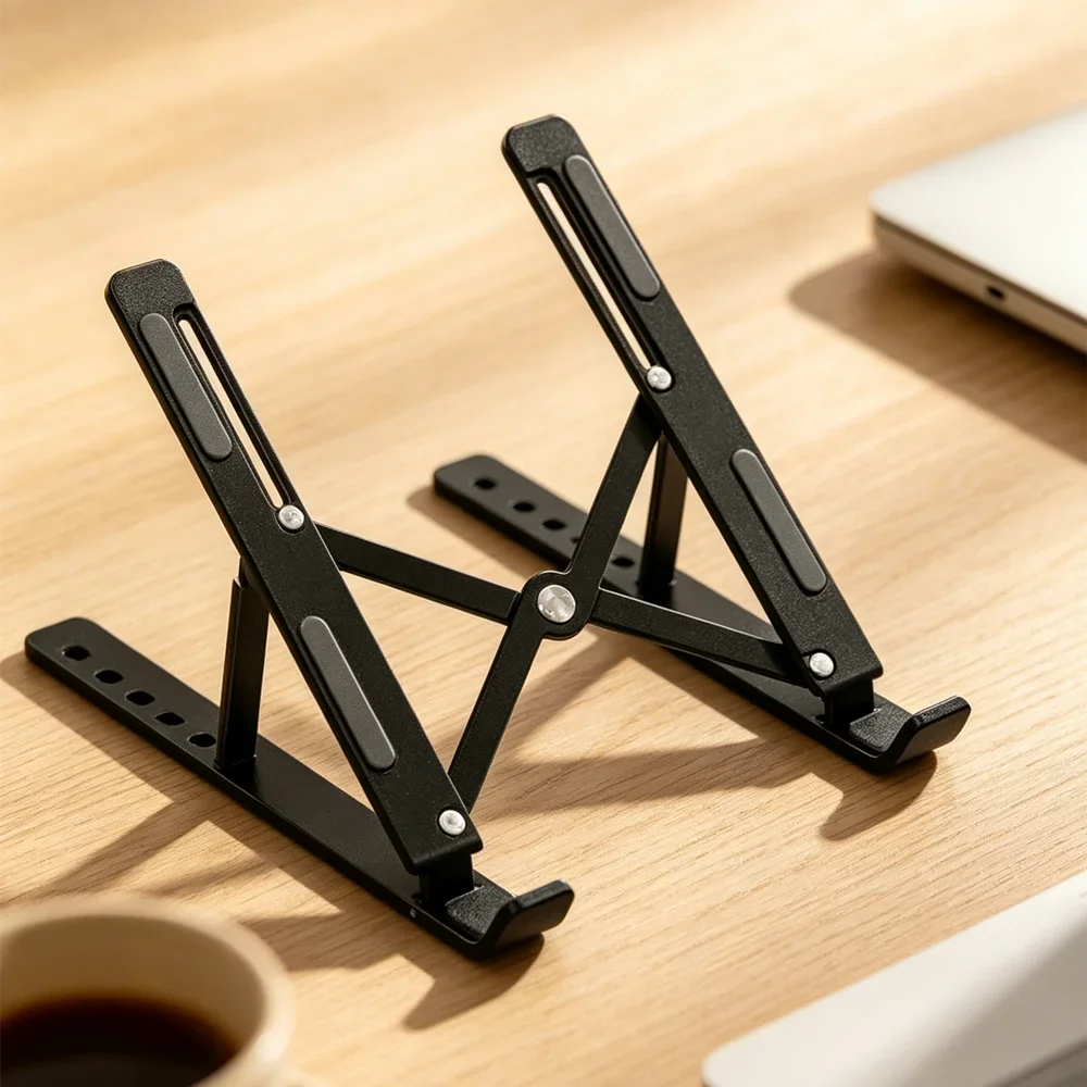 Aluminum Portable Laptop Stand Holder Accessories Macbook Air Pro Notebook Support Computer Bracket Foldable Lap Top Base for Pc