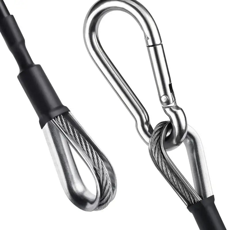 1-6Pcs 25cm Gym Cable Extension Compatible with Bowflex Home Gym Accessories for LAT/Tricep Pull Down and Leg Extensions Machine