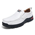 2025 Handmade Shoes Genuine Leather Casual Shoe for Men Flat Platform Walking  Outdoor Footwear Loafers Large Size 50