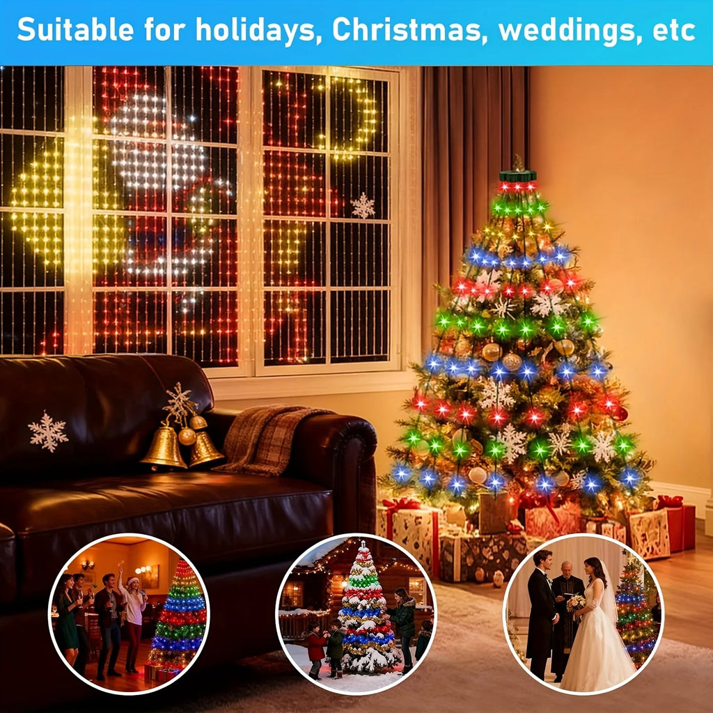 Christmas Tree Decoration light, USB powered mood light suitable for indoor and outdoor use, Christmas, and holiday decoration