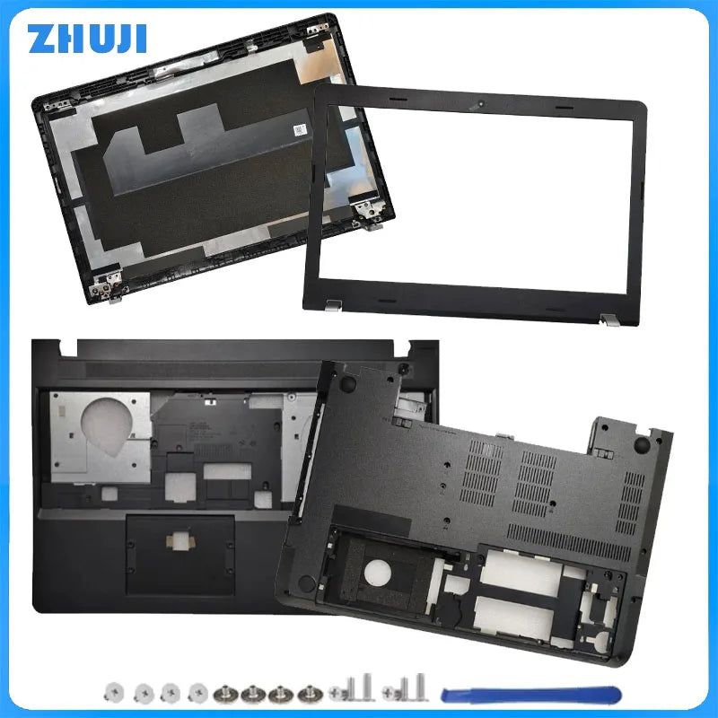 Notebook Screen LCD Back Cover/Front Bezel/Hinges/Palmrest/Bottom Case Laptop Accessories For Thinkpad E570 E570C E575