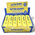 Yellow butter stick squishy toys in blue and yellow box individually wrapped for stress anxiety relief fidget use