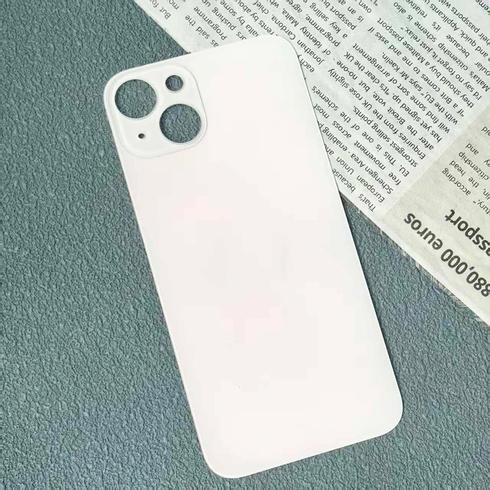 High Quality 6.1'' Replacement Back Glass Case For iPhone 13 Rear Cover Glass Big Camera Hole Back Housing Cover Repair Parts