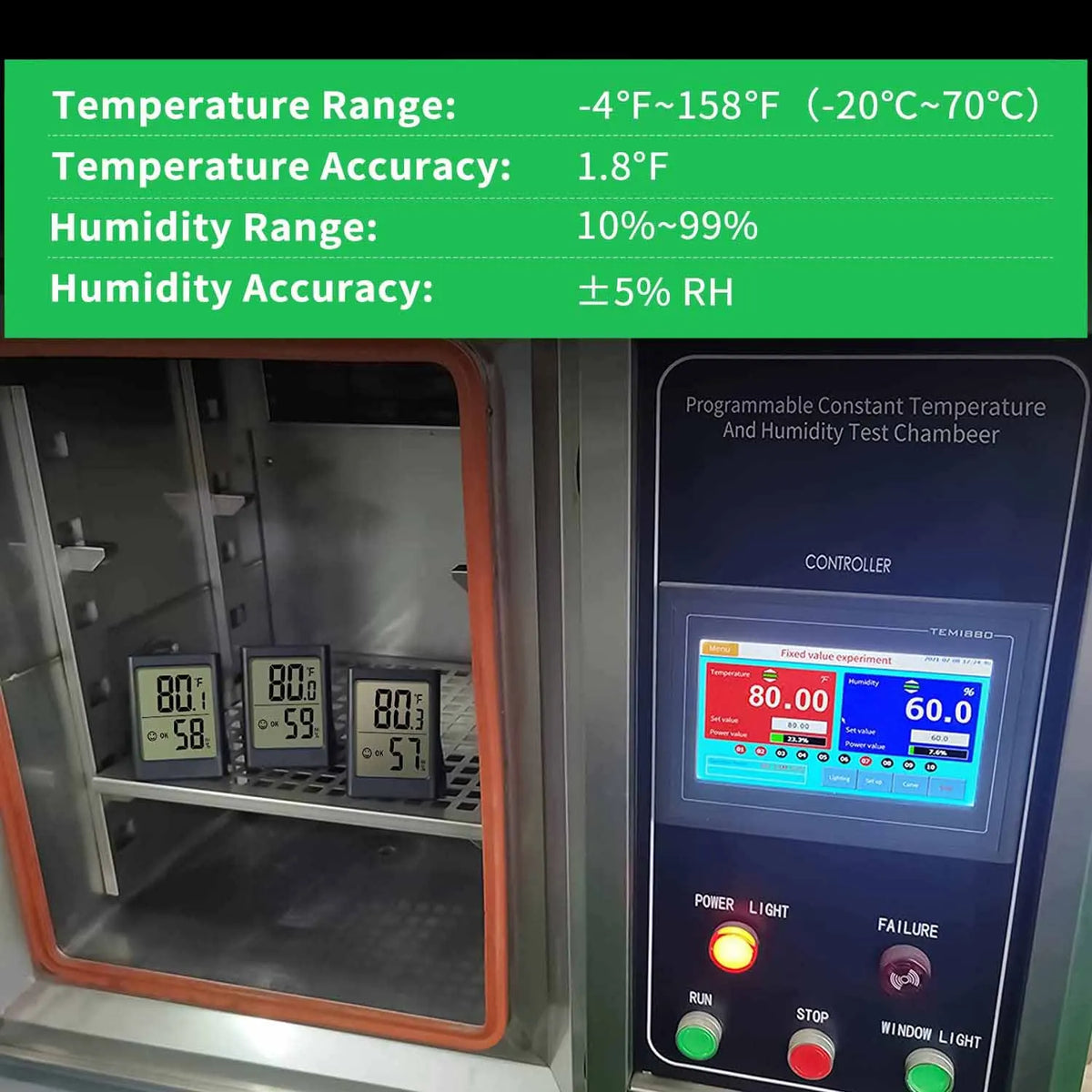 Digital Hygrometer Indoor Thermometer Hygrometer Room Thermometer and Humidity Gauge with Temperature Monitor for Home, Room, Of