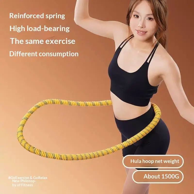 Weighted Waist Cushion for Workout Soft Spring Padding Breathable Polyester Cover for Home Fitness Yoga Pilates
