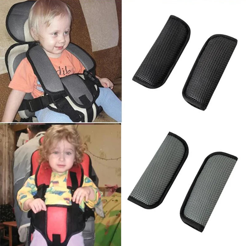 Baby Stroller Shoulder Pads Car Seat Straps Kids Stroller Accessories Replacement Soft Seat Safety Belt Strap Covers
